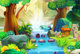 Jungle Stream 331 Backdrop Banner - 2m H x 2.6m Wide approx