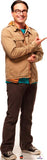 Leonard in Brown Jacket 253 Celebrity Cutout