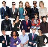 Dine with the Stars Half Body Celebrity Cutouts - Invite some celebs to your party!