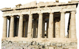 The Parthenon Cardboard Cutout