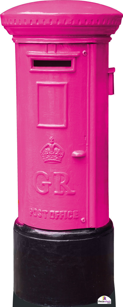 Red English Post Box Cardboard Cutout