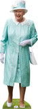 Queen Elizabeth II In Aqua 293 Celebrity Cutout