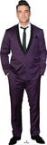 Robbie Williams in Purple Suit 499 Celebrity Cutout