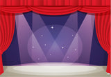 Theatre Stage Scene Backdrop Banner - 2m H x 2.6m W