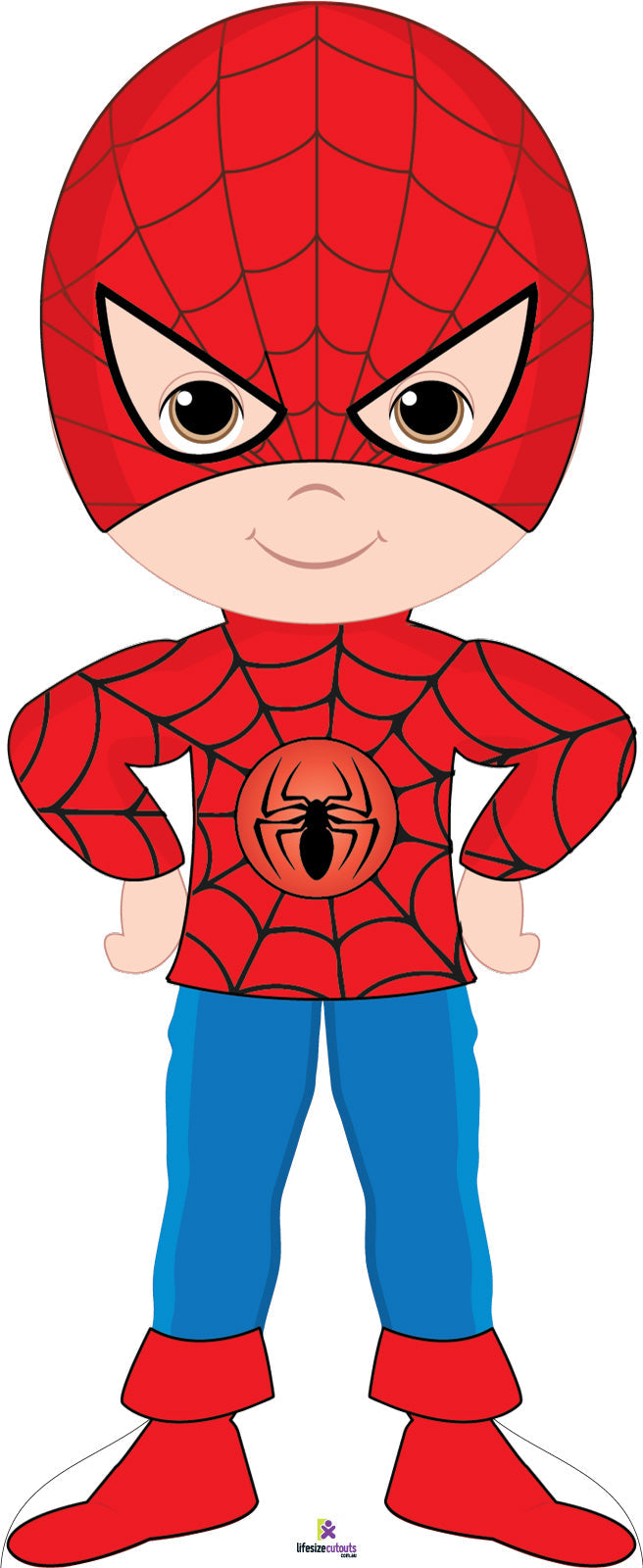 Superhero Boy 007 Cardboard Cutout