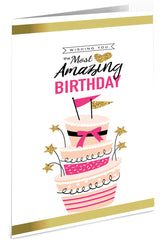 Giant Greeting Card Birthday 108 - 90cm x 60cm