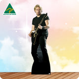 Man playing guitar with 'Australian Made' logo in the corner