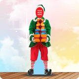 Christmas Elf 059 Face Swap Cardboard Cutout