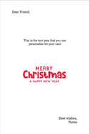Giant Greeting Card Christmas Series 020 - 90cm x 60cm