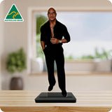 Dwayne Johnson In Black Shirt 7629 Acrylic Cutout