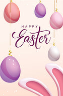 Giant Greeting Card Easter 001 - 90cm x 60cm