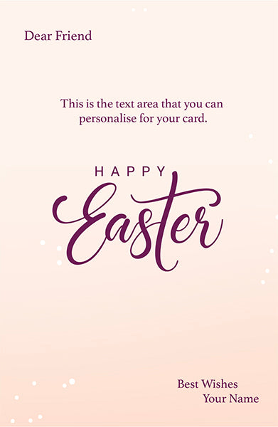 Giant Greeting Card Easter 001 - 90cm x 60cm
