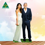 George Clooney and Amal Clooney 264 Celebrity Cutout