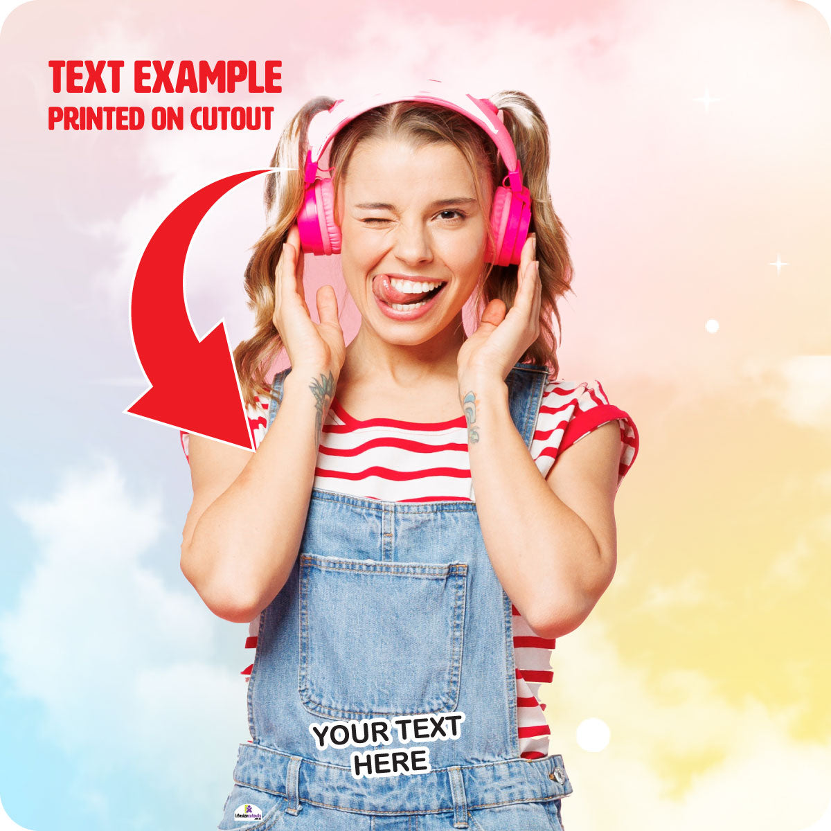 Custom Lifesize Cardboard Cutout - Half Body