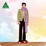 Harry Styles 188 Purple Scarf Celebrity Cutout