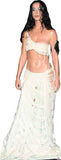 Katy Perry 242 White Dress Celebrity Cutout