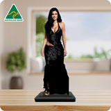 Kylie Jenner Black Dress 7353 Acrylic Cutout