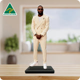 LeBron James White Suit 7270 Acrylic Cutout