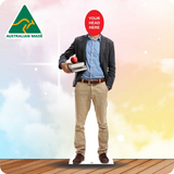 Male Teacher 135 Head Swap Cardboard Cutout