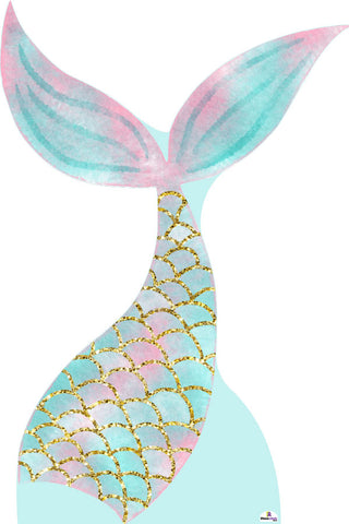 Mermaid Tail 267 Cardboard Cutout