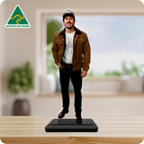 Morgan Evans Brown Jacket 7111 Celebrity Acrylic Cutout