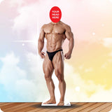 Muscle Man 854 Head Swap Cardboard Cutout