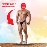 Muscle Man 854 Head Swap Cardboard Cutout