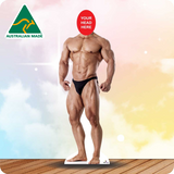 Muscle Man 854 Head Swap Cardboard Cutout