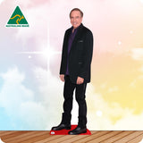 Neil Diamond 261 Celebrity Cutout In Black Suit and purple top