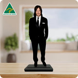 Norman Reedus In Black Suit 7976 Acrylic Cutout