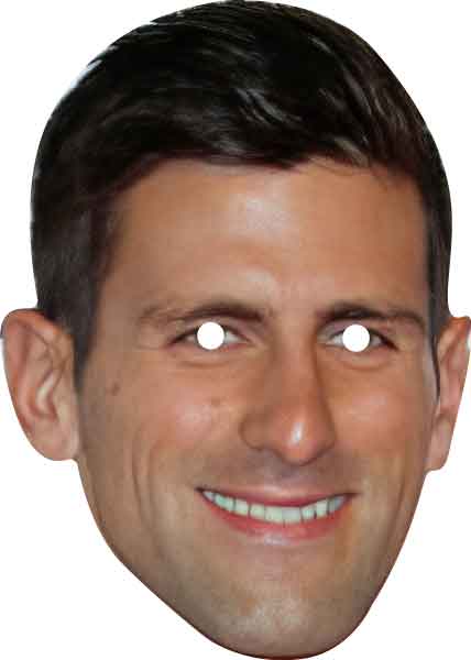Novak Djokovic 698 Celebrity Mask