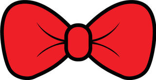 Red Bow Tie Cardboard Cutout