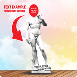 Statue of David 277 Head Swap Cardboard Cutout