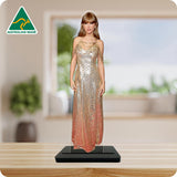 Taylor Swift in Gold Dress Celebrity Acrylic Cutout