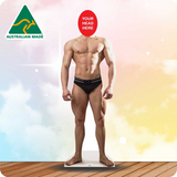 Topless Man 184 Head Swap Cardboard Cutout