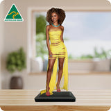 Tyla 235 Yellow Outfit Celebrity Acrylic Cutout