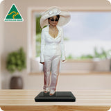 Yoko Ono In White Outfit 7134 Celebrity Acrylic Cutout