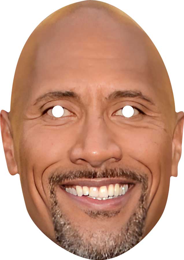Dwayne Johnson 402 Celebrity Mask | LifesizeCutouts