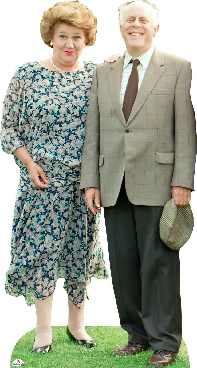 Hyacinth Bucket and Richard Bucket in Keeping Up Appearances Celebrity