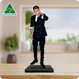Justin Bieber in Blue Suit 765 Acrylic Cutout