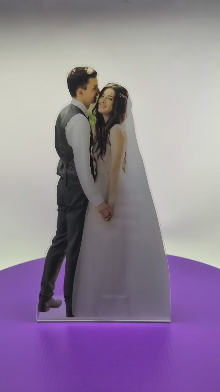 Acrylic Cutout Standee 30cm - Full Colour Print - Laser Cut to Shape