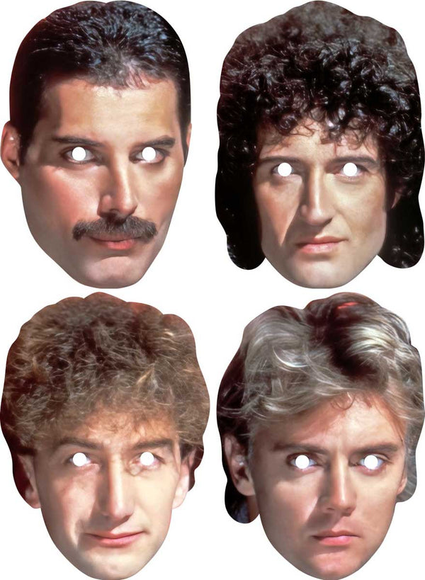 Queen Group 297 Celebrity Masks - Set of 4