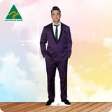 Robbie Williams in Purple Suit 499 Celebrity Cutout