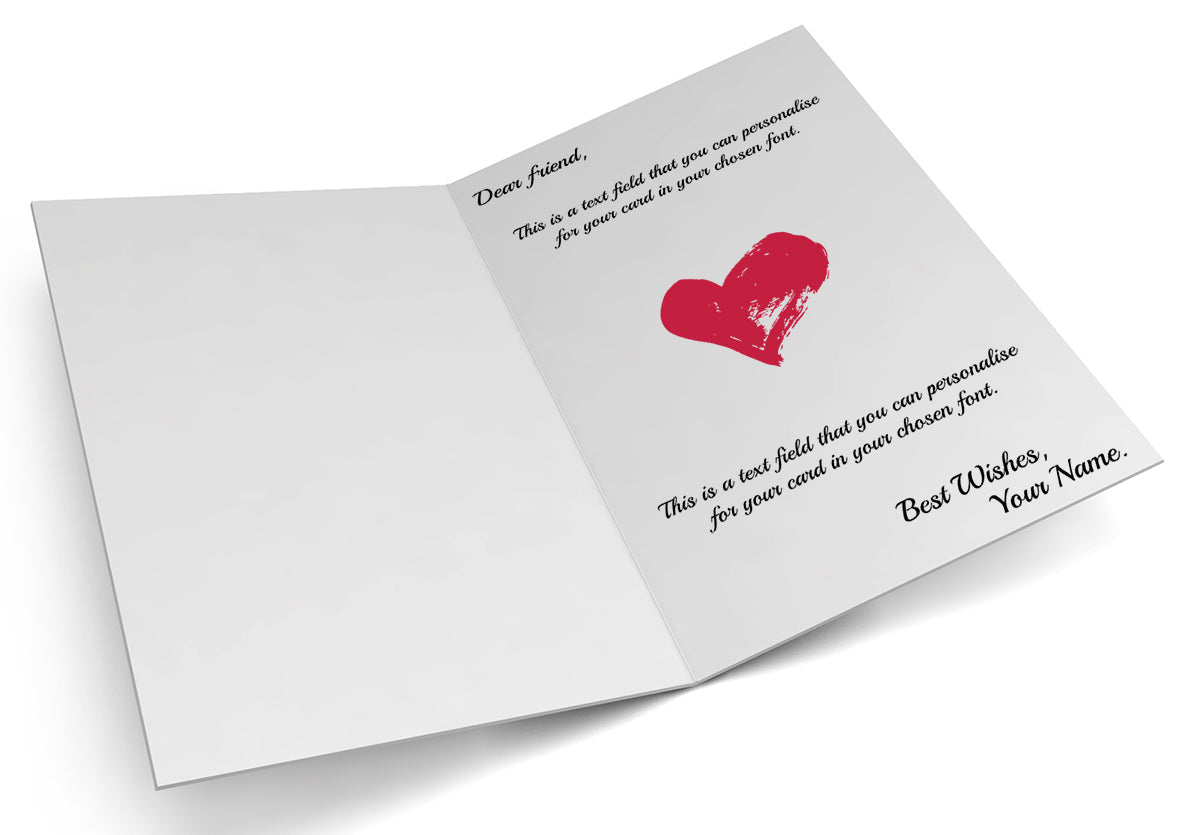 Giant Greeting Card Romance 002 - 90cm x 60cm