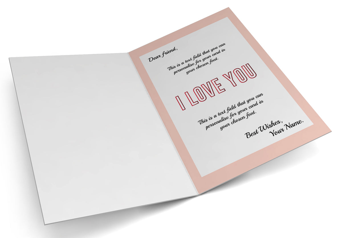 Giant Greeting Card Romance 015 - 90cm x 60cm