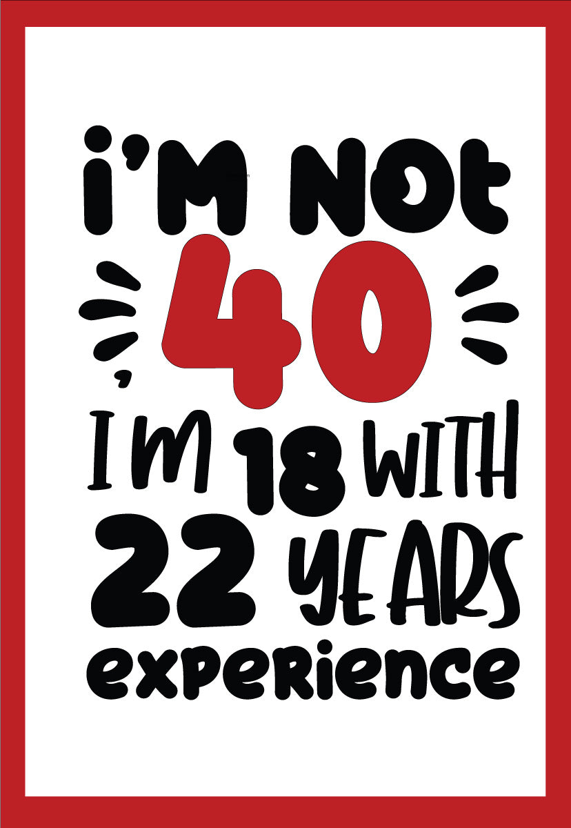 Giant Greeting Card Birthday 101 - 90cm x 60cm