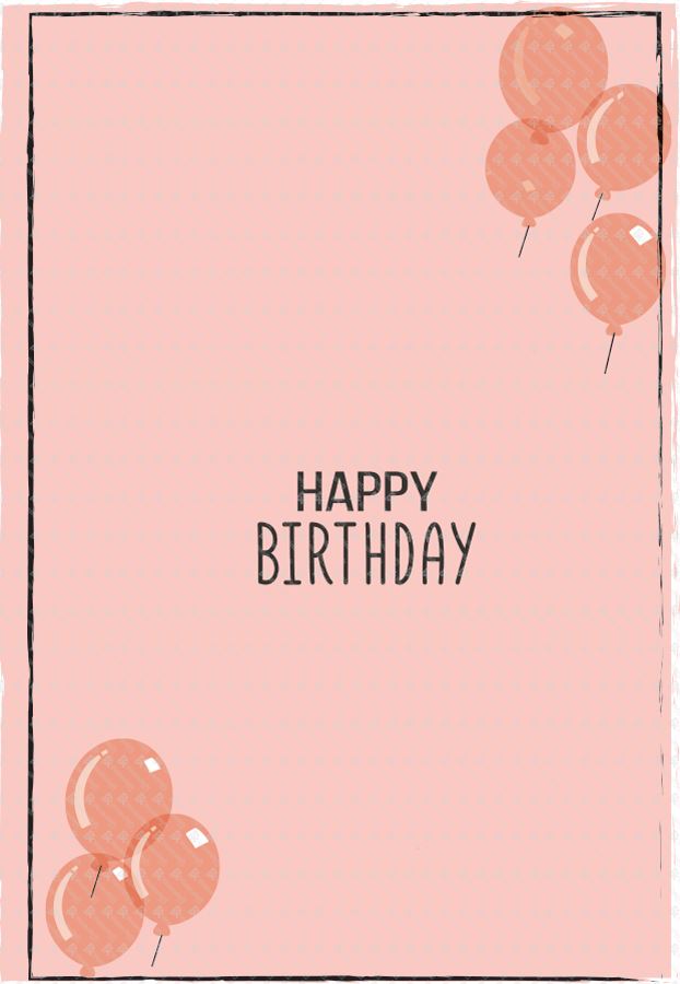 Giant Greeting Card Birthday 107 - 90cm x 60cm