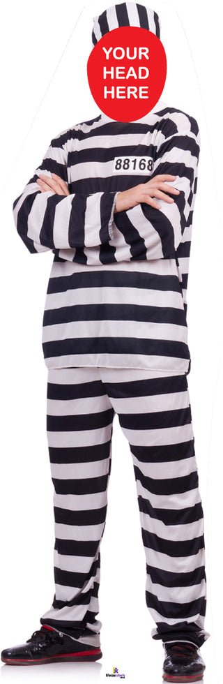 Convict/Prisoner 183 Head Swap Cardboard Cutout