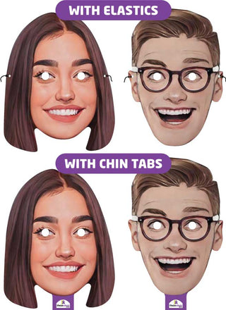 Custom Cartoon Face Masks (Minimum Order of 6 masks per image file)