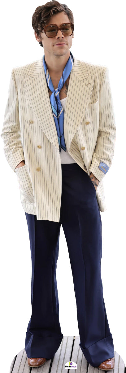 Harry Styles White Jacket 325 Celebrity Cutout